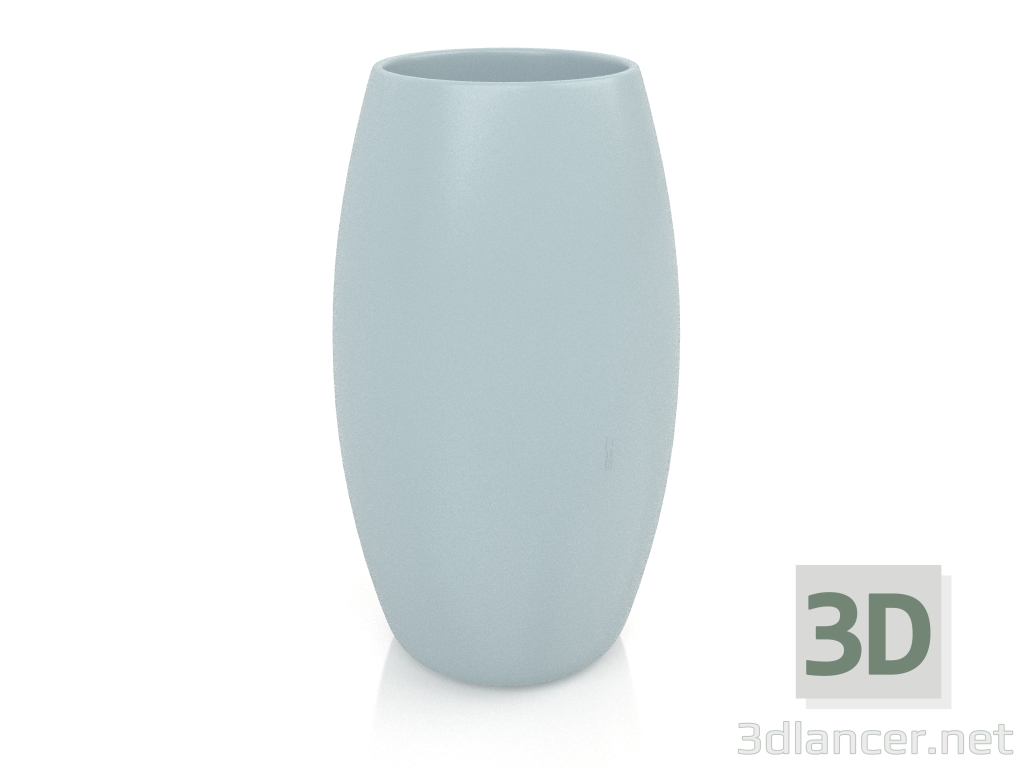 modello 3D Vaso per piante 2 (grigio blu) - anteprima