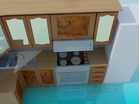 modelo 3D Cocina - escuchar modelo 3D Cocina - escuchar