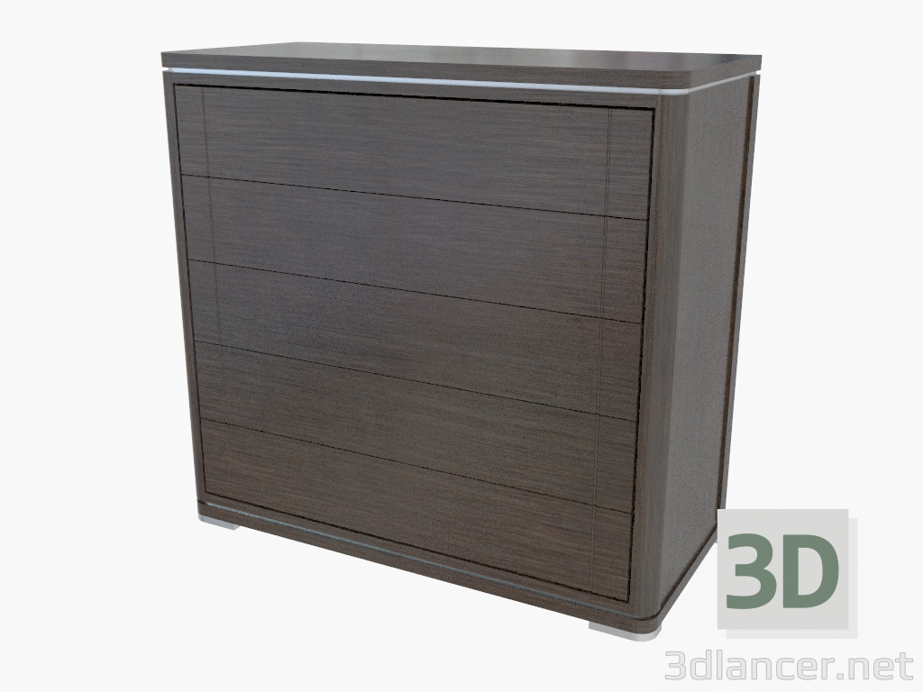 3d model Chest of drawers (477-32) - preview