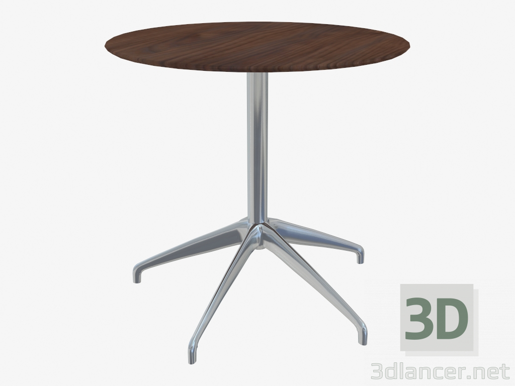 3d model Coffee table (walnut 60x55) - preview