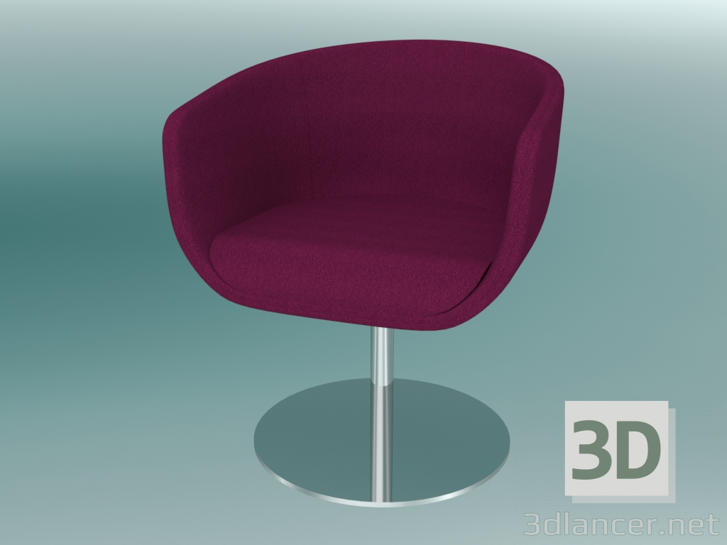 modèle 3D Chaise pivotante (10R) - preview