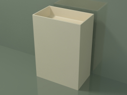 Floor-standing washbasin (03UN36101, Bone C39, L 60, P 36, H 85 cm)