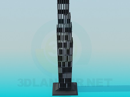 modelo 3D Soporte en forma de rascacielos - escuchar modelo 3D Soporte en forma de rascacielos - escuchar