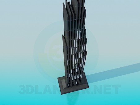 modelo 3D Soporte en forma de rascacielos - escuchar modelo 3D Soporte en forma de rascacielos - escuchar