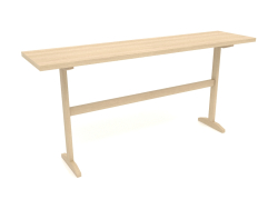 Table console KT 12 (1600x400x750, bois blanc)
