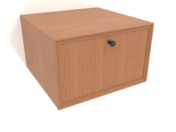 Mueble de pared TM 14 (400x400x250, rojo madera)
