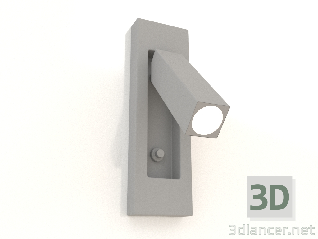 3D modeli Gömme duvar lambası (6820) - önizleme
