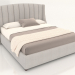 3d модель Дизайнерская кровать с мягким изголовьем Amway – превью