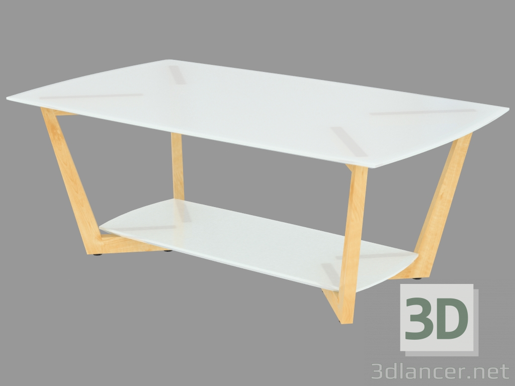 modello 3D Tavolino da caffè Border - anteprima