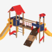 3d модель Детский игровой комплекс (1205) – превью