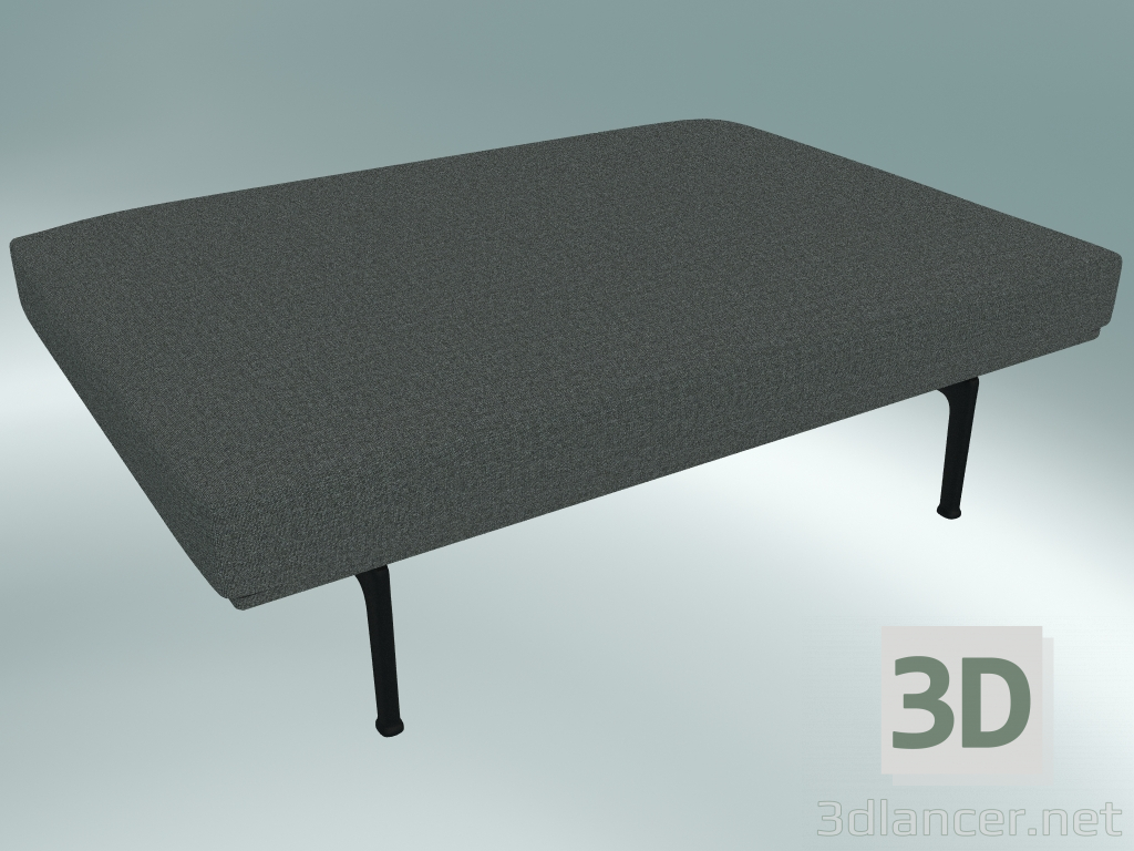 3D modeli Puf Anahattı (Remix 163, Siyah) - önizleme