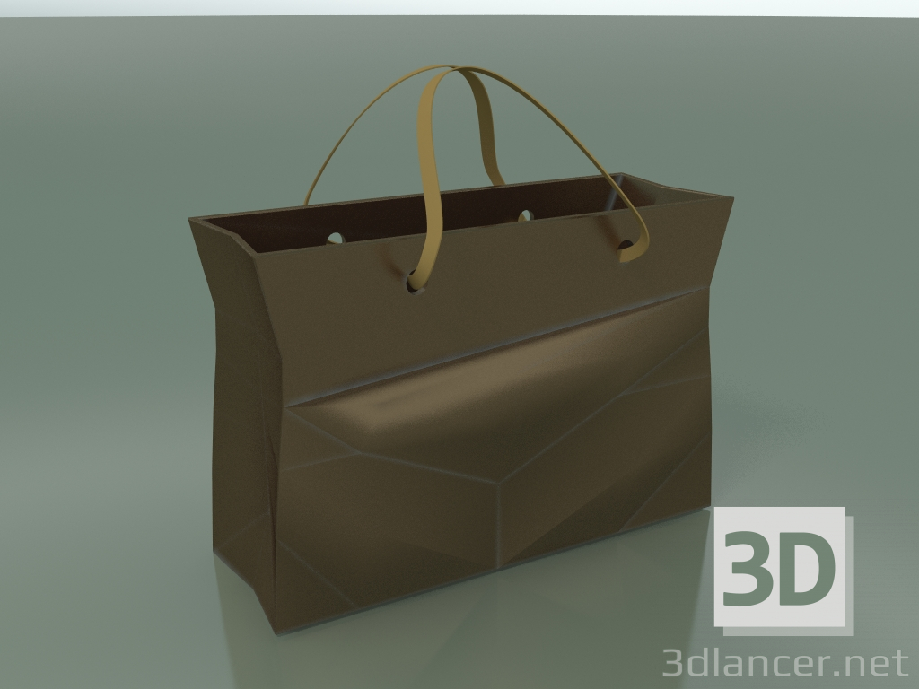 3d model Vase Bag Q331 (Bronze) - preview