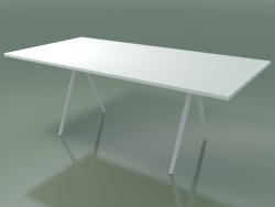 Table rectangulaire 5404 (H 74 - 99x200 cm, mélamine N01, V12)