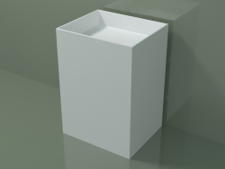 Floor-standing washbasin (03UN36301, Glacier White C01, L 60, P 50, H 85 cm)