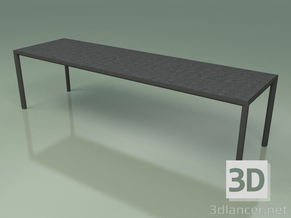 modello 3D Tavolo da pranzo 005 (Metal Smoke, Gres Graphite) - anteprima