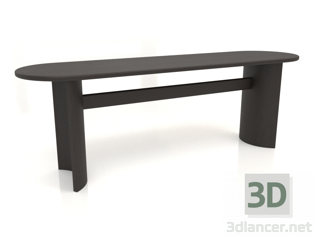 Modelo 3d Mesa de jantar DT 05 (2200x600x750, madeira marrom) - preview