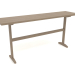 3d model Console table KT 12 (1600x400x750, wood grey) - preview