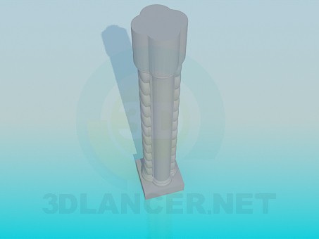3d model Column for rails - preview 3d model Column for rails - preview