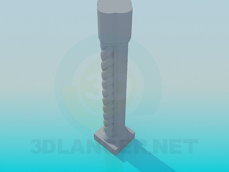 3d model Column for rails - preview 3d model Column for rails - preview