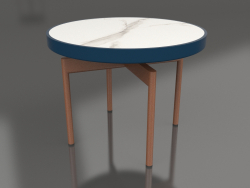 Table basse ronde Ø60 (Gris bleu, DEKTON Aura)