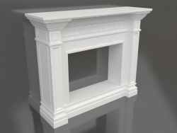 Set of gypsum decor for fireplace 003 (1200x1500x400)