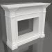 Modelo 3d Conjunto de decoração em gesso para lareira 003 (1200x1500x400) - preview