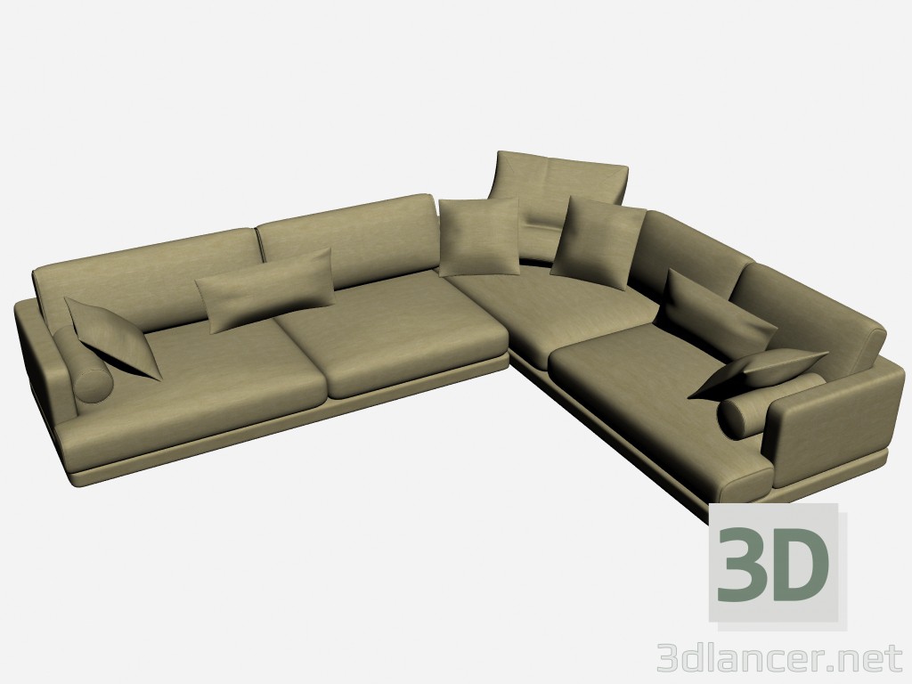 3d model Sofa corner Incumbents soft 1 - preview