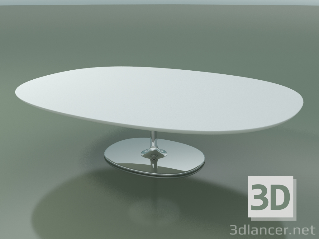 modello 3D Tavolino ovale 0688 (H 35 - 100x135 cm, M02, CRO) - anteprima