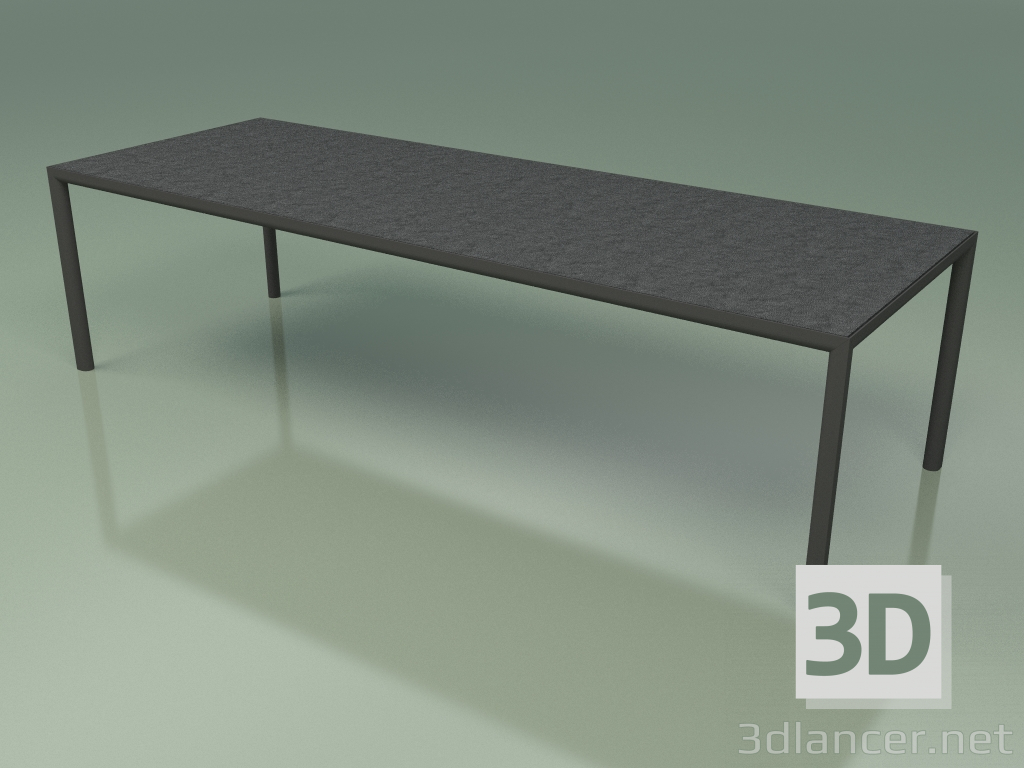 modello 3D Tavolo da pranzo 006 (Metallo Fumo, Gres Grafite) - anteprima