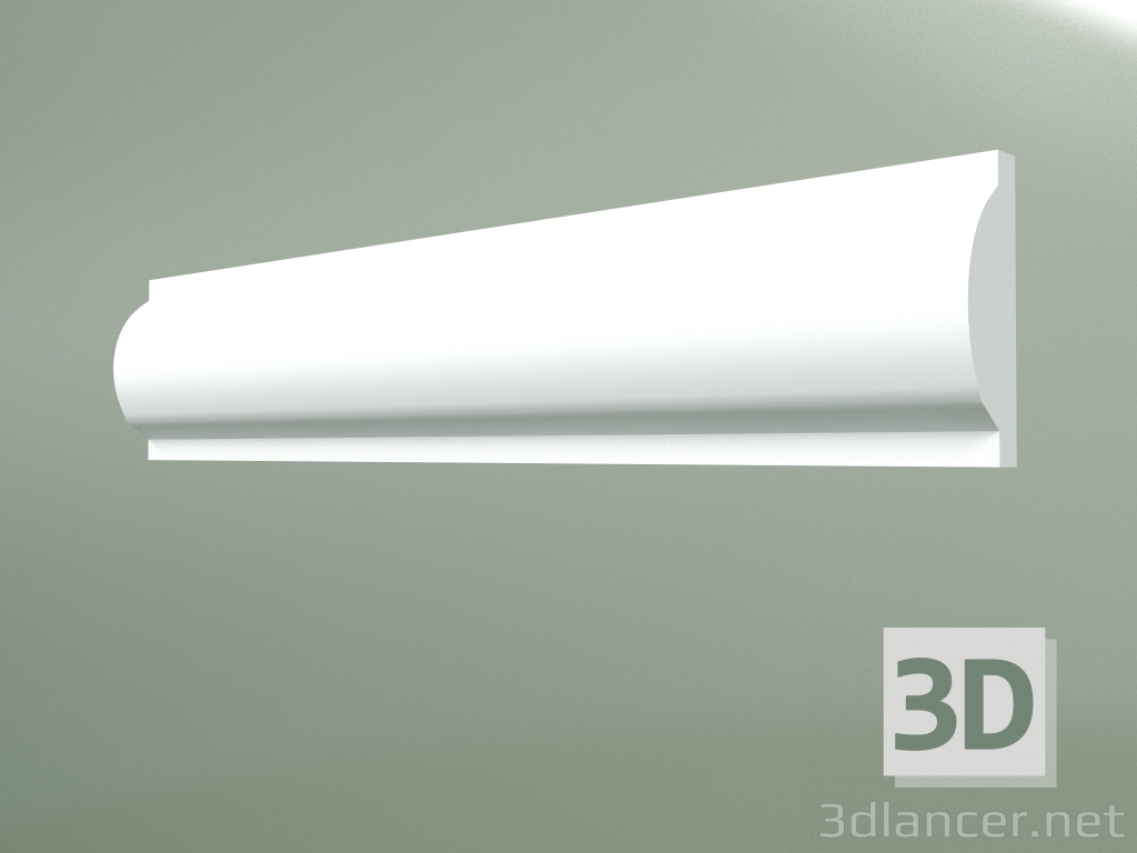 modello 3D Modanatura in gesso MT236 - anteprima
