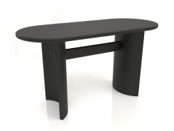 डाइनिंग टेबल डीटी 05 (1400x600x750, लकड़ी का काला)