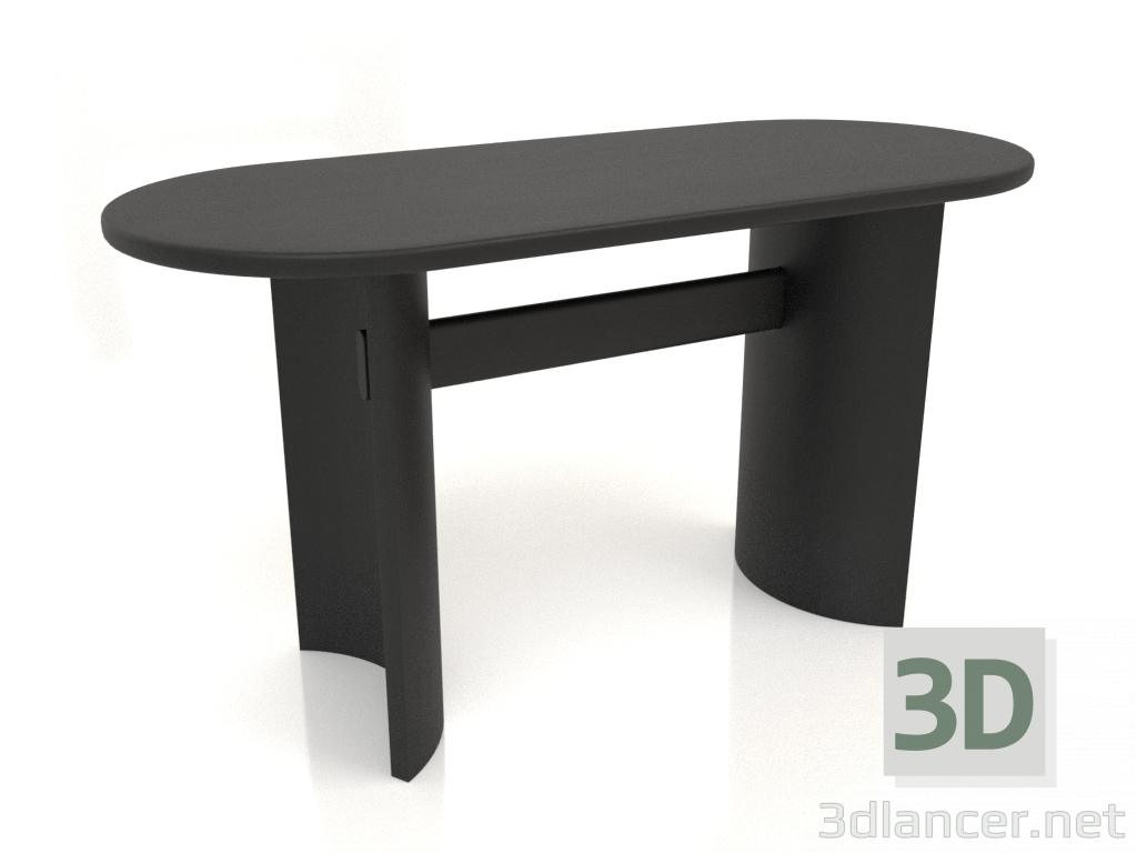 3D modeli Yemek masası DT 05 (1400x600x750, ahşap siyah) - önizleme