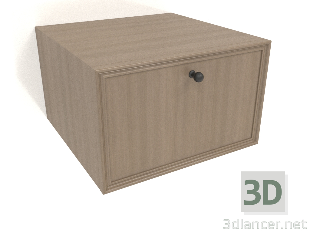 3d model Mueble de pared TM 14 (400x400x250, gris madera) - vista previa