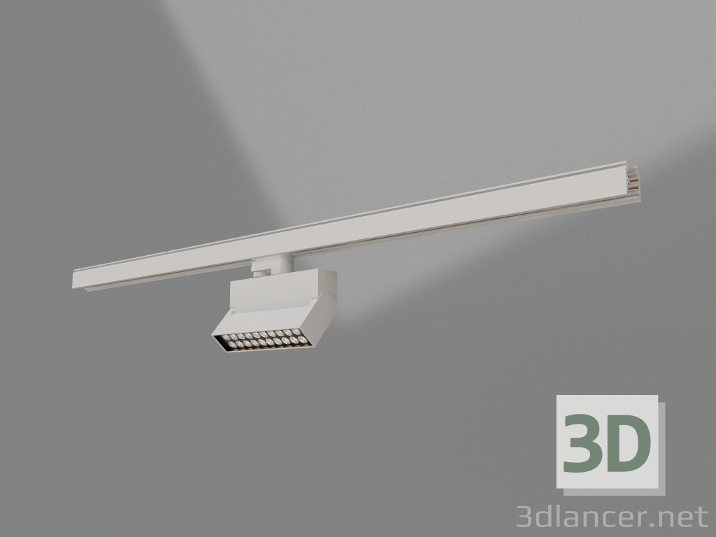 Modelo 3d Lâmpada LGD-LOFT-TRACK-4TR-S170-10W Branco6000 (WH, 24 graus) - preview
