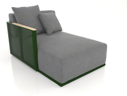 Sofa module section 2 left (Bottle green)