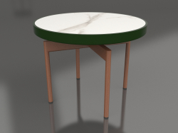 Round coffee table Ø60 (Bottle green, DEKTON Aura)