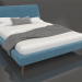 Modelo 3d Cama de casal com cabeceira Arroyo - preview