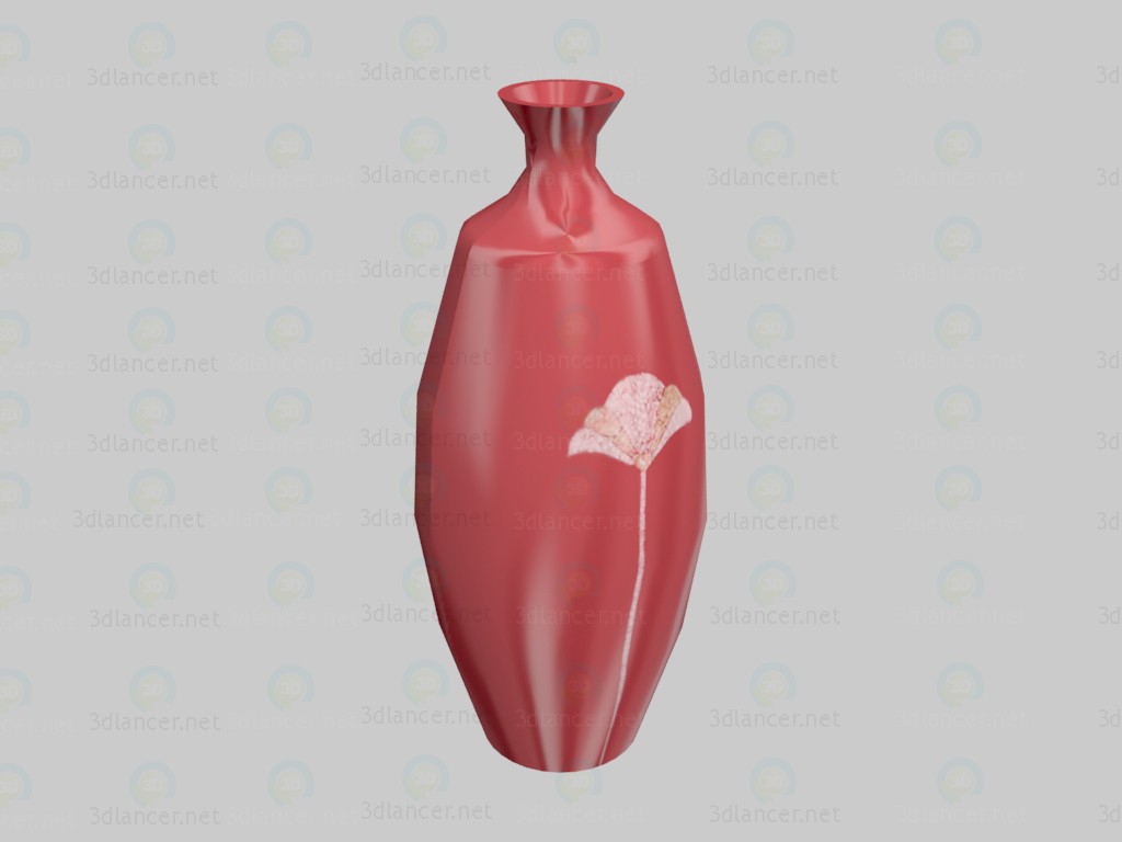 3d model Orinoko vaso (pequeño) -VOX - vista previa