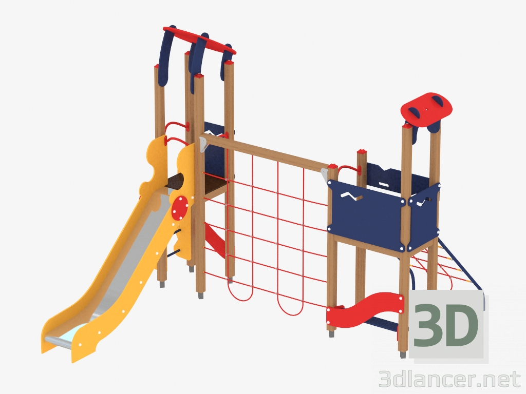 3d модель Дитячий ігровий комплекс (1207) – превью