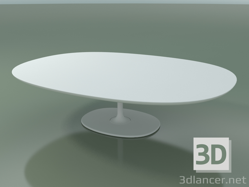 modello 3D Tavolino ovale 0688 (H 35 - 100x135 cm, M02, V12) - anteprima