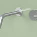 3d model Wall-mounted hydro-progressive mixer with spout (18 10, AS) - preview