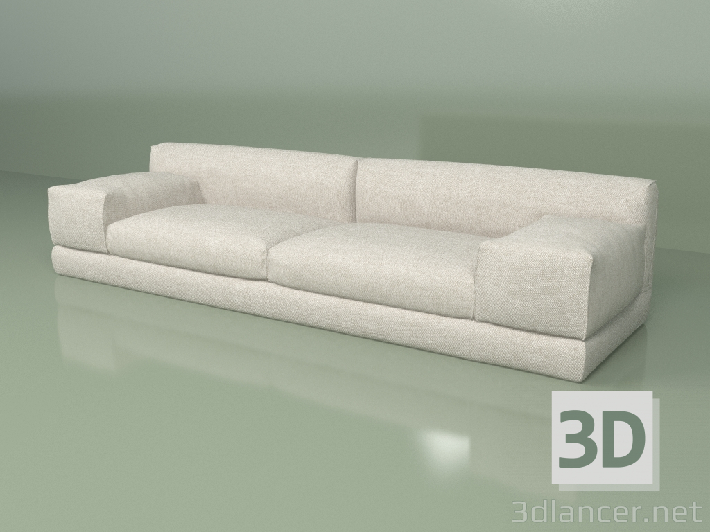 3D modeli kanepe nazik - önizleme