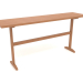 3d model Console table KT 12 (1600x400x750, wood red) - preview