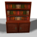 3d модель Книжный Шкаф Lowpoly(крайне) – превью
