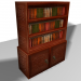 3D modeli Kitaplık Lowpoly (son derece) - önizleme