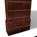 3d model Bookcase Lowpoly (extremely) - preview