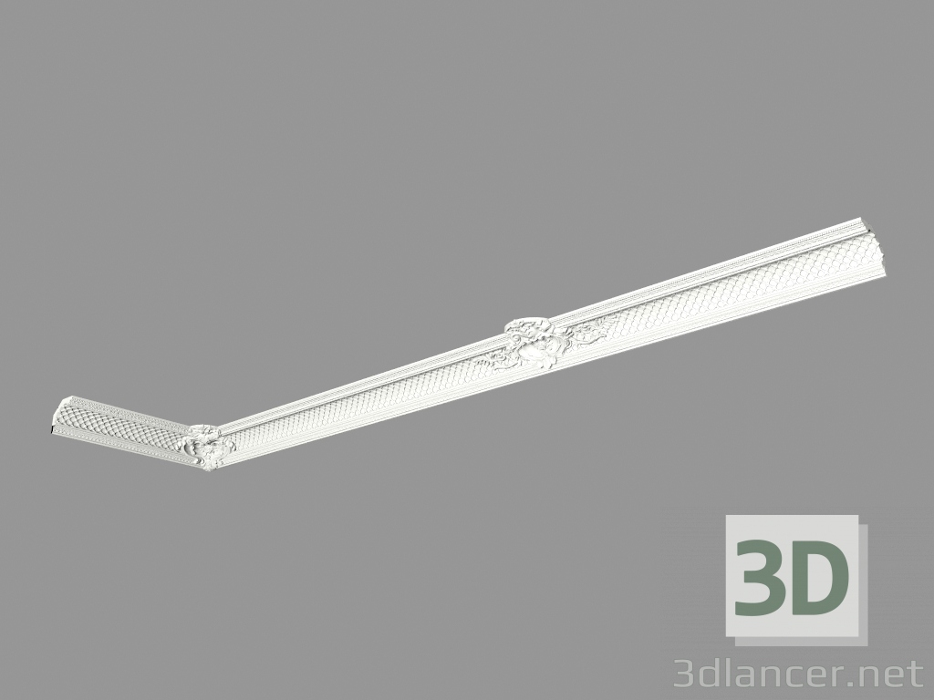 modèle 3D Eaves en forme (KF102ts, KF102a, KF102u) - preview