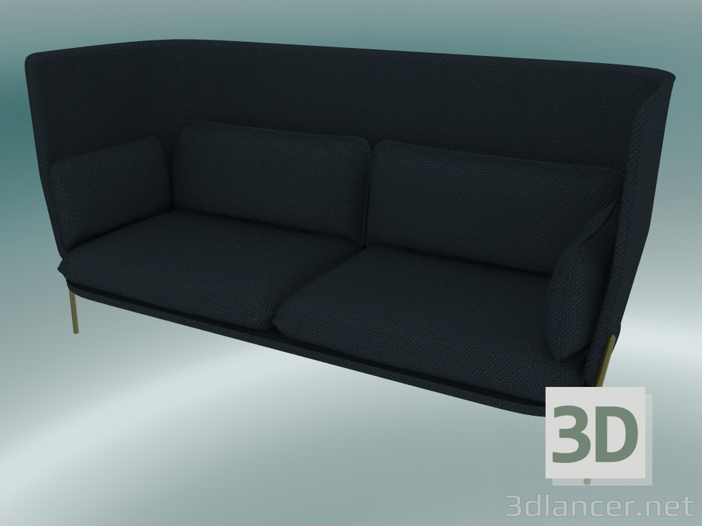 3D Modell Sofa Sofa (LN7, 90 x 232 H 115 cm, bronzierte Beine, Sunniva 2 192) - Vorschau