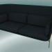 3d model Sofa Sofa (LN7, 90x232 H 115cm, Bronzed legs, Sunniva 2 192) - preview