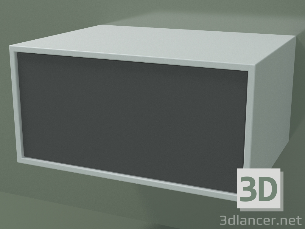 3d model Caja (8AUAAA01, Glacier White C01, HPL P05, L 48, P 36, H 24 cm) - vista previa